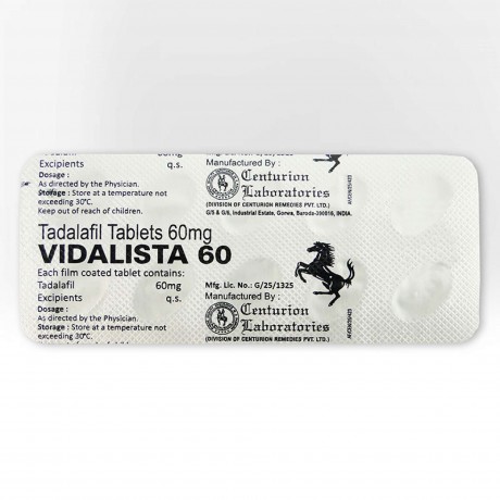 Vidalista Tadalafil 60mg 10 Tabletten