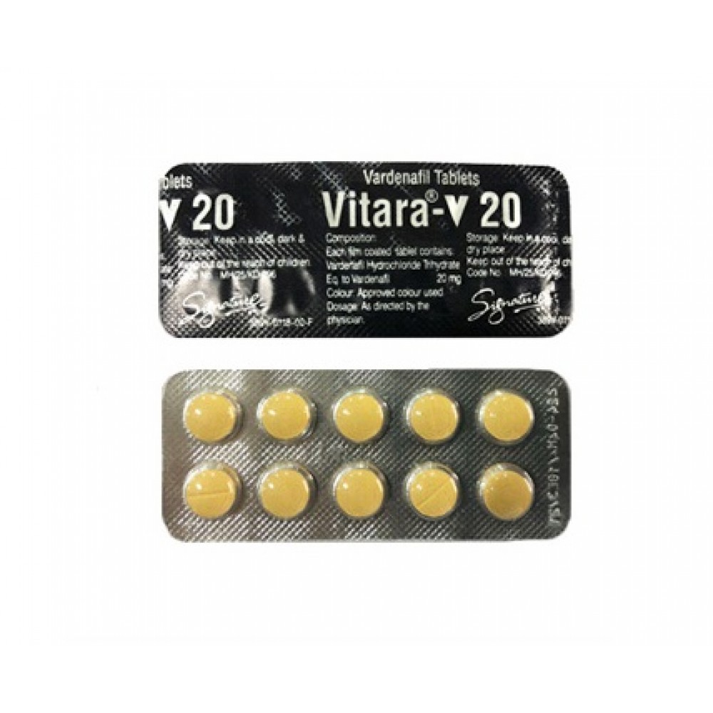 Vitara Vardenafil 20mg 10 Tabletten